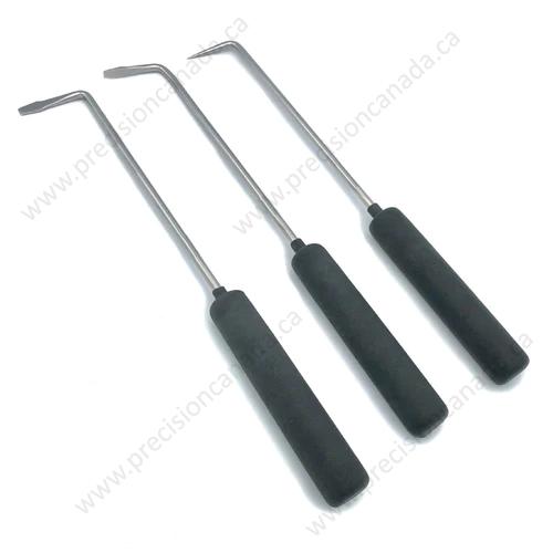 EQUINE DENTAL PICKS, SET OF 3 With Neoprine Soft Handle