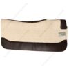 Classic Wool Saddle Pad - Edge to Edge leather